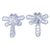 Sterling silver drop earrings, 'Dragonfly Wrap' - Artisan Crafted Sterling Silver Dragonfly Drop Earrings