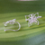 Sterling silver ear cuffs, 'Demure Butterflies' - 925 Silver Butterfly Ear Cuffs Artisan Crafted in Thailand (image 2c) thumbail