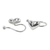 Sterling silver ear cuffs, 'Demure Hearts' - Sterling Silver Heart Ear Cuffs Artisan Crafted in Thailand (image 2d) thumbail