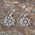 Sterling silver dangle earrings, 'Magic Flowers' - Handcrafted Sterling Silver Dangle Earrings from Thailand