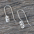 Sterling silver drop earrings, 'Cheerful Spirals' - Sterling Silver Spiral Drop Earrings from Thailand