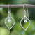 Sterling silver dangle earrings, 'Twisting Bloom' - Sterling Silver Twisting Dangle Earrings from Thailand