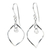 Sterling silver dangle earrings, 'Twisting Bloom' - Sterling Silver Twisting Dangle Earrings from Thailand