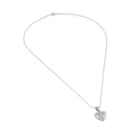 Sterling silver locket necklace, 'Loving Mother' - Handcrafted Sterling Silver Heart Locket Necklace