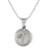 Sterling silver locket necklace, 'Always Love Me' - Handcrafted Sterling Silver Locket Necklace from Thailand thumbail