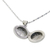 Sterling silver locket necklace, 'Always Love Me' - Handcrafted Sterling Silver Locket Necklace from Thailand (image 2f) thumbail