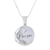 Sterling silver locket necklace, 'Words of Love' - Handcrafted Sterling Silver Locket Necklace from Thailand