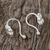 Ear cuffs de plata de ley - Ear Cuffs en forma de trébol de plata esterlina de Tailandia