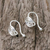 Ohrmanschetten aus Sterlingsilber, „Shining Swirls“ – Spiralförmige Ohrmanschetten aus Sterlingsilber aus Thailand