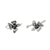 Sterling silver ear cuffs, 'Petite Orchids' - Sterling Silver Orchid Flower Ear Cuffs from Thailand (image 2e) thumbail