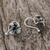Sterling silver ear cuffs, 'Frangipani Spiral' - Sterling Silver Frangipani Ear Cuffs from Thailand (image 2b) thumbail