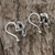 Sterling silver ear cuffs, 'Frangipani Spiral' - Sterling Silver Frangipani Ear Cuffs from Thailand (image 2c) thumbail