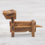 Wood puzzle, 'Excited Puppy' - Handcrafted Wood Dog-Shaped Puzzle from Thailand (image 2c) thumbail