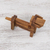 Wood puzzle, 'Excited Puppy' - Handcrafted Wood Dog-Shaped Puzzle from Thailand (image 2d) thumbail
