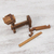 Wood puzzle, 'Excited Puppy' - Handcrafted Wood Dog-Shaped Puzzle from Thailand (image 2e) thumbail
