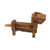 Wood puzzle, 'Excited Puppy' - Handcrafted Wood Dog-Shaped Puzzle from Thailand (image 2g) thumbail