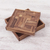 Wood puzzle, 'Geometry Game' - Handcrafted Square Wood Geometric Puzzle from Thailand (image 2c) thumbail
