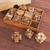 Wood puzzle set, 'Logical Mind' (set of 12) - 12 Handcrafted Wood Puzzles with Box from Thailand (image 2b) thumbail