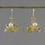 Gold plated cultured pearl dangle earrings, 'Radiant Taurus' - Gold Plated Cultured Pearl Taurus Earrings from Thailand (image 2) thumbail