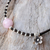Rose quartz beaded bracelet, 'Pink Smile' - Karen Silver and Rose Quartz Floral Bracelet from Thailand