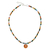 Quartz pendant necklace, 'Colorful Sunrise' - Quartz Multi-Gem Beaded Pendant Necklace from Thailand (image 2e) thumbail