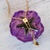 Natural rose lariat necklace, 'Garden Rose in Purple' - Purple Rose Statement Necklace from Thailand (image 2d) thumbail