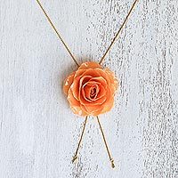 Garden Rose in Peach