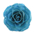 Natural rose brooch, 'Rosy Mood in Azure' - Artisan Crafted Natural Rose Brooch in Azure from Thailand