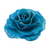 Natural rose brooch, 'Rosy Mood in Azure' - Artisan Crafted Natural Rose Brooch in Azure from Thailand (image 2c) thumbail