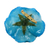 Natural rose brooch, 'Rosy Mood in Azure' - Artisan Crafted Natural Rose Brooch in Azure from Thailand (image 2d) thumbail