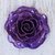 Natural rose brooch, 'Rosy Mood in Purple' - Artisan Crafted Natural Rose Brooch in Purple from Thailand thumbail