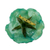 Natural rose brooch, 'Rosy Mood in Green' - Artisan Crafted Natural Rose Brooch in Green from Thailand (image 2d) thumbail