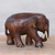 Teak wood elephant sculpture, 'Nature Trip' - Handmade Teak Wood Elephant Sculpture from Thailand (image 2b) thumbail