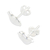 Sterling silver stud earrings, 'Little Birds' - Handcrafted Sterling Silver Bird Stud Earrings from Thailand (image 2d) thumbail