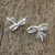 Knopfohrringe aus Sterlingsilber - Unendlichkeitssymbol-Ohrringe aus Sterlingsilber aus Thailand