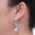 Ohrhänger aus Zuchtperlen und Quarz - Ohrhänger aus Zuchtperlen und Quarz aus Thailand