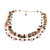 Multi-gemstone beaded necklace, 'Magical Inspiration in Pink' - Multi-Gemstone Rose Quartz Beaded Necklace from Thailand