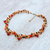 Multi-gemstone beaded necklace, 'Succulent Garden in Red-Orange' - Red-Orange Multi-Gemstone Beaded Necklace from Thailand (image 2b) thumbail