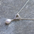 collar con colgante de perlas cultivadas - Collar con colgante de perla cultivada y circonita cúbica
