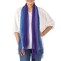 Featured review for Cotton scarf, Iris Mood