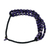 Wood beaded torsade necklace, 'Purple Elegance Squared' - Purple and Black Boxwood Cube Beaded Torsade Necklace (image 2c) thumbail