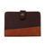 Leather passport wallet, 'Classic Journey in Espresso' - Leather Passport Wallet in Russet and Espresso from Thailand (image 2a) thumbail