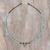 Multi-gemstone pendant necklace, 'Spiral Charm' - Multi-Gemstone Karen Silver Pendant Necklace from Thailand (image 2b) thumbail