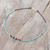 Multi-gemstone pendant necklace, 'Spiral Charm' - Multi-Gemstone Karen Silver Pendant Necklace from Thailand (image 2c) thumbail