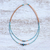 Multi-gemstone beaded necklace, 'Relaxing Delight' - Multi-Gemstone Karen Silver Beaded Necklace from Thailand (image 2) thumbail