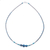 Multi-gemstone beaded macrame pendant necklace, 'Charming Waters' - Multi-Gemstone Beaded Macrame Pendant Necklace from Thailand (image 2d) thumbail