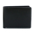 Men's leather wallet, 'Genuine in Jet Black' - Men's Genuine Leather Wallet in Black from Thailand