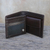 Men's leather wallet, 'Classic in Dark Brown' - Fair Trade Men's Classic Bifold Leather Wallet in Dark Brown (image 2b) thumbail