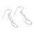 Sterling silver dangle earrings, 'Droplet Twist' - Sterling Silver Twisting Dangle Earrings from Thailand (image 2c) thumbail