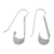 Ohrhänger aus Sterlingsilber - Hängeohrringe aus Sterlingsilber mit Webmuster aus Thailand
